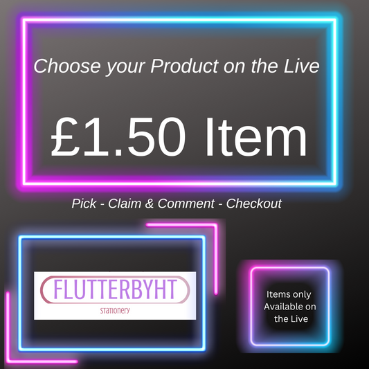 One Item (Stationery) - as selected on the live - One Fifty